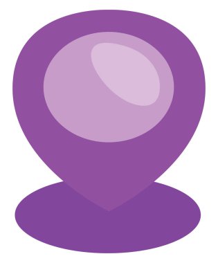 Lojistik konum, illüstrasyon, beyaz arkaplan üzerindeki vektör.