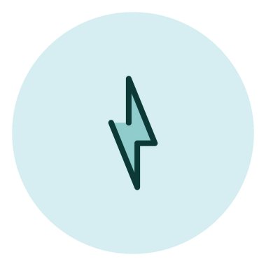 Mobil flaş, illüstrasyon, beyaz arkaplan üzerindeki vektör.