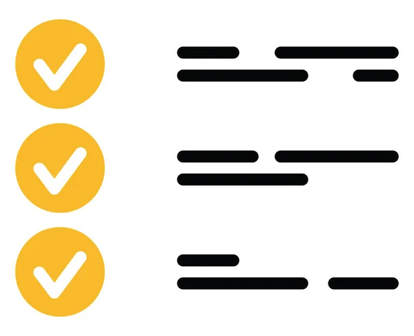 Feedback Checkliste Illustration Vektor Auf Weißem Hintergrund — Stockvektor