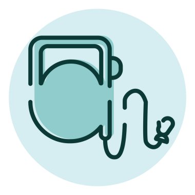 Evcil hayvan bakıcısı, illüstrasyon, beyaz arkaplan üzerindeki vektör.