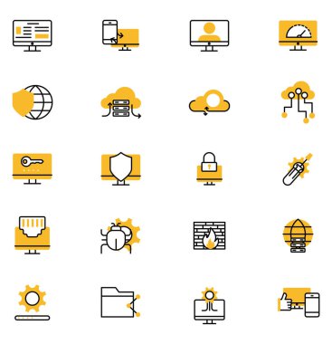 Ağ konsepti, illüstrasyon, beyaz arkaplan üzerindeki vektör.