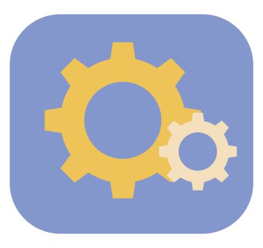 Ofis teçhizatı, illüstrasyon, beyaz arkaplan üzerindeki vektör.