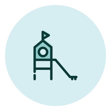 Emlak, illüstrasyon, beyaz arka planda vektör..