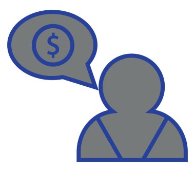 SEO analitik işadamı, illüstrasyon, beyaz arkaplandaki vektör.