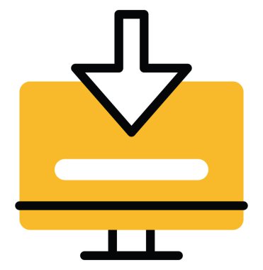 SEO yüklemesi, illüstrasyon, beyaz arkaplan üzerindeki vektör.