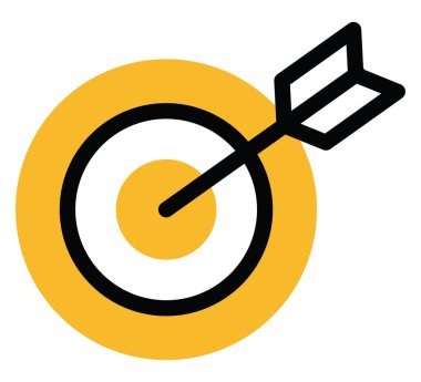 SEO hedefleme, illüstrasyon, beyaz arkaplandaki vektör.