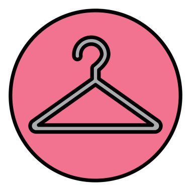 Alış veriş askısı, illüstrasyon, beyaz arka planda vektör.