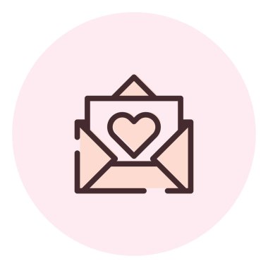 Sevgililer günü hediyesi, illüstrasyon, beyaz arkaplandaki vektör..