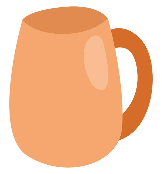 Ψηλό Φλιτζάνι Τσάι Εικονογράφηση Διάνυσμα Λευκό Φόντο — Διανυσματικό Αρχείο