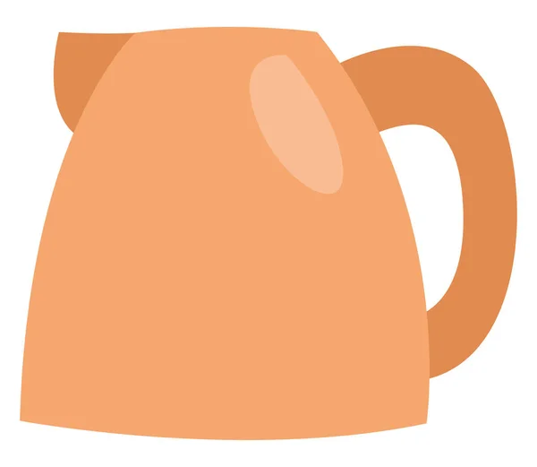 Modern Teapot Illustration Vector White Background — Stock Vector