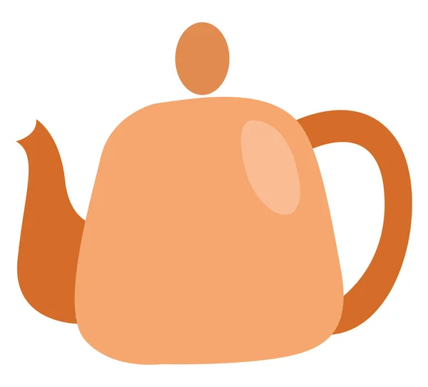 中国茶壶 白色背景上的矢量 — 图库矢量图片