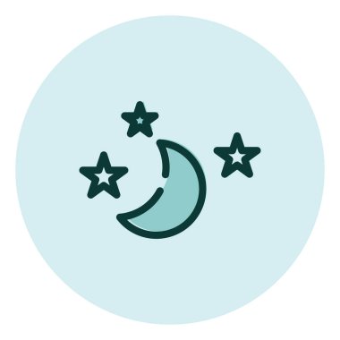 Beyaz arkaplan üzerinde açık tahmin, illüstrasyon, vektör.