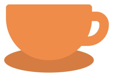 İş kahve fincanı, illüstrasyon, beyaz arka plandaki vektör..