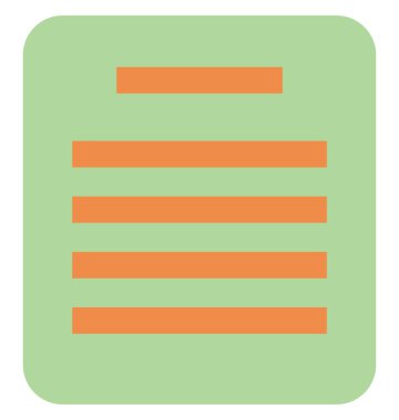 Çalışma belgesi, illüstrasyon, beyaz arkaplan üzerindeki vektör.