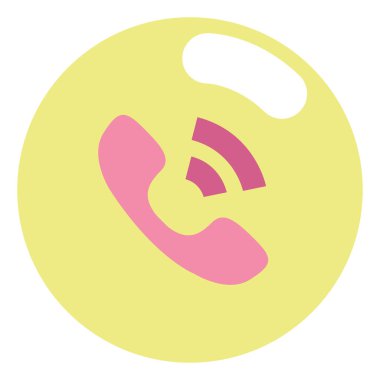 Bankacılık çağrısı, illüstrasyon, beyaz arkaplan üzerindeki vektör.