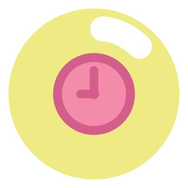 Bankacılık saati, illüstrasyon, beyaz arkaplan üzerindeki vektör.