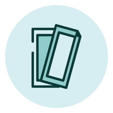 Ağda şeritleri, illüstrasyon, beyaz arkaplan üzerindeki vektör.