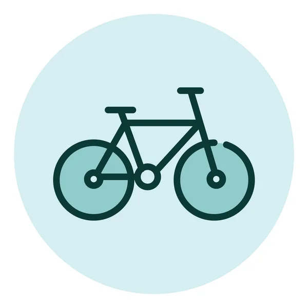 Mountain Bike Illustration Vector White Background — Stock Vector