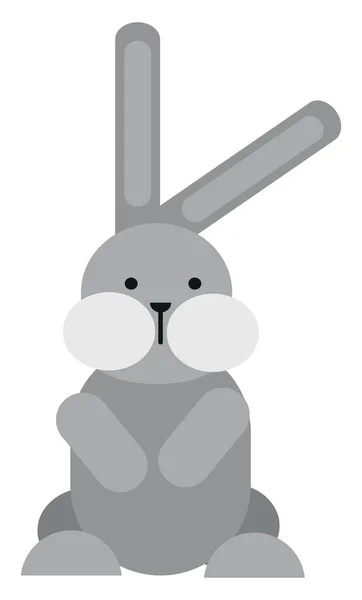 小兔子 白色背景上的载体 — 图库矢量图片
