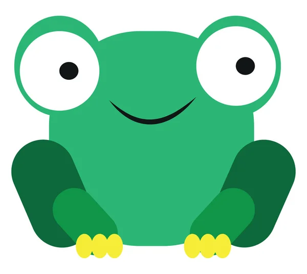 小青蛙 白色背景上的向量 — 图库矢量图片