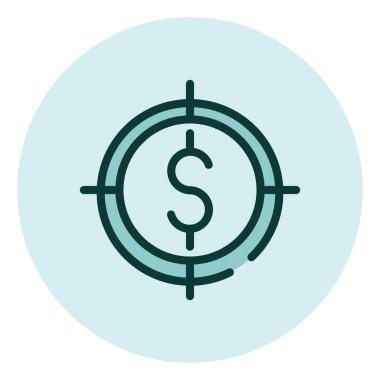 İş planı hedefleme, illüstrasyon, beyaz arkaplan üzerindeki vektör.