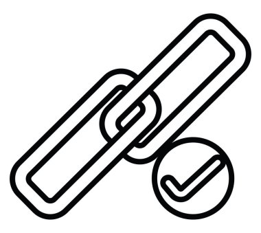 Beyaz arkaplanda iş ve pazarlama bağlantısı, illüstrasyon, vektör.