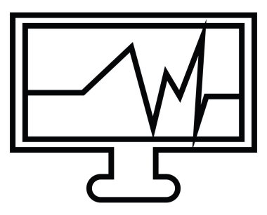 İş ve pazarlama istatistikleri, illüstrasyon, beyaz arkaplan üzerindeki vektör.