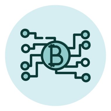 Şifreleme sistemi, illüstrasyon, beyaz arkaplan üzerindeki vektör.