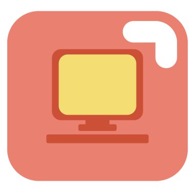 Bilgisayar teslimatı, illüstrasyon, beyaz arkaplan üzerindeki vektör.