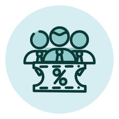 Çalışan hakları kuponları, illüstrasyon, beyaz arka planda vektör.