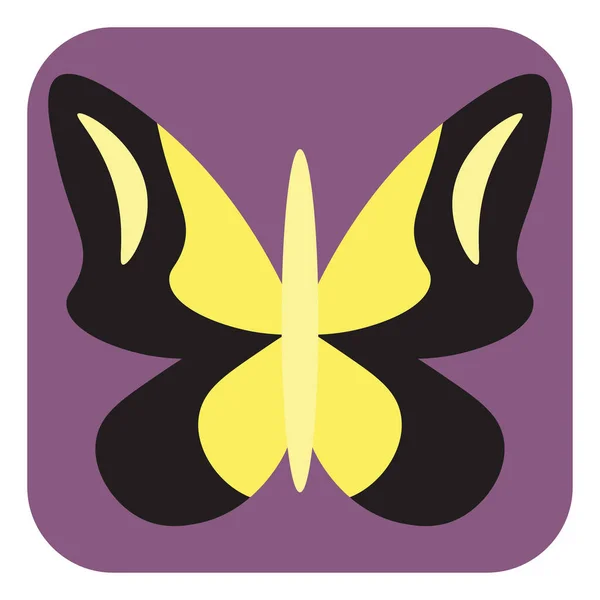 Монарх Бабочка Иллюстрация Вектор Белом Фоне — стоковый вектор