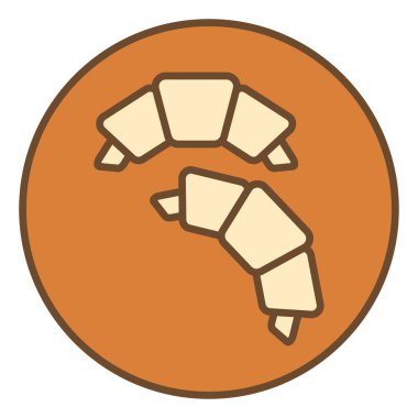 Beyaz arka planda ev yapımı tatlılar, illüstrasyon, vektör.