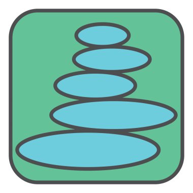 Zen yolu, illüstrasyon, beyaz arkaplan üzerindeki vektör.