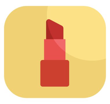 Makyaj, illüstrasyon, beyaz arkaplan üzerindeki vektör.