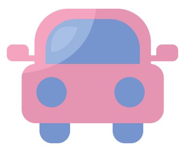 Lojistik araba, illüstrasyon, beyaz arka planda vektör.