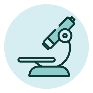 Laboratuvar sınavı, illüstrasyon, beyaz arkaplan üzerindeki vektör.