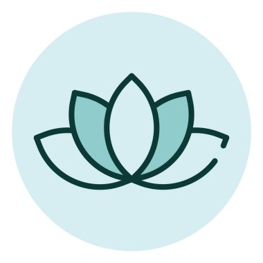 Beyaz arkaplandaki spa tedavisi, illüstrasyon, vektör.