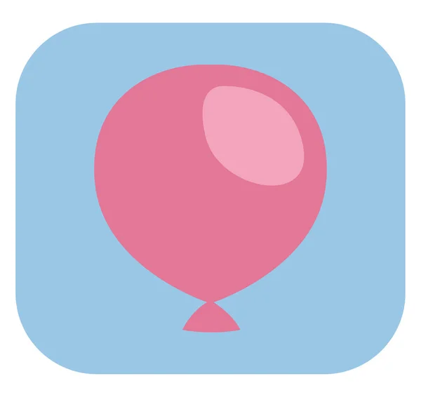 Internationale Kinderen Dag Roze Ballon Illustratie Vector Een Witte Achtergrond — Stockvector