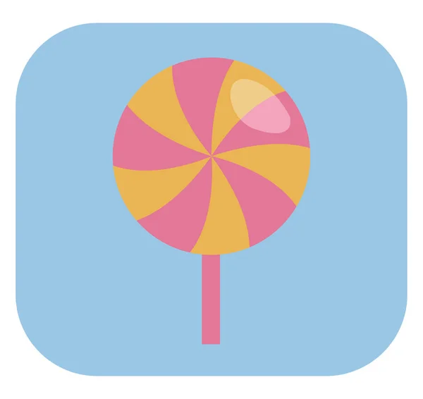 Internationale Kinderen Dag Lolipop Illustratie Vector Een Witte Achtergrond — Stockvector