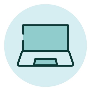 PC Servisi, illüstrasyon, beyaz arkaplan üzerindeki vektör.