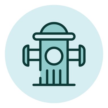 Su borusu, illüstrasyon, beyaz arkaplandaki vektör.