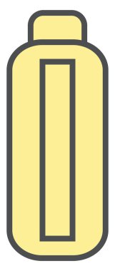 Erkek parfümü, illüstrasyon, beyaz arka plandaki vektör..