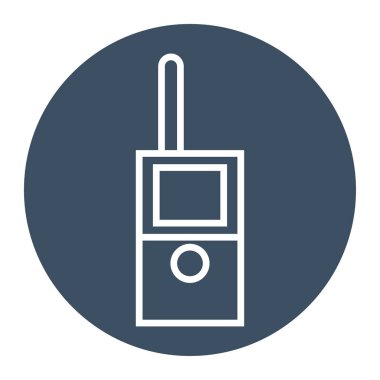 Polis vericisi, illüstrasyon, beyaz arkaplandaki vektör.