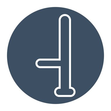 Polis silahı, illüstrasyon, beyaz arka planda vektör..