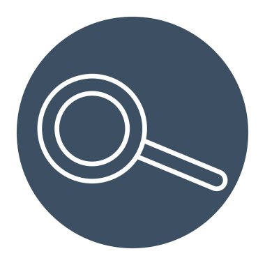 Polis zoom, illüstrasyon, beyaz arkaplan üzerindeki vektör.