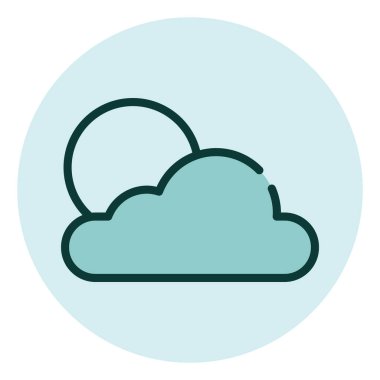 Mearology bilim, illüstrasyon, beyaz arkaplandaki vektör.