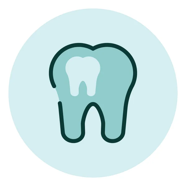 Οδοντιατρική Κλινική Απεικόνιση Διάνυσμα Λευκό Φόντο — Διανυσματικό Αρχείο