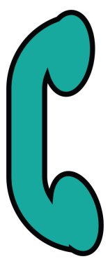 Teknoloji aygıtı telefon, illüstrasyon, beyaz arkaplandaki vektör.