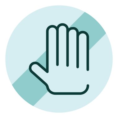 Uyarı işareti durdurma, resimleme, beyaz arkaplan üzerindeki vektör.