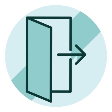 Beyaz arkaplanda uyarı işareti girişi, illüstrasyon, vektör.